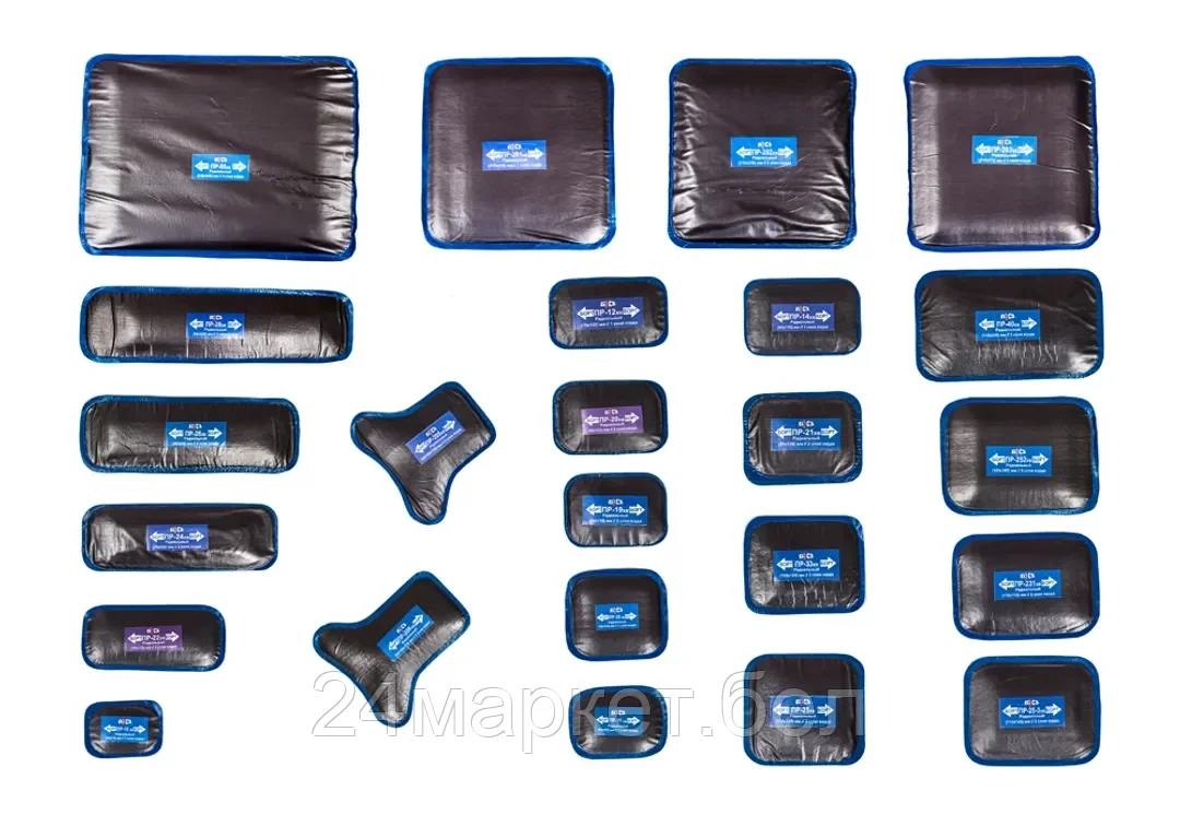 БХЗ Пластырь ПР-86 х.в. (Пластырь резинокордный для ремонта радиальных шин) 245*340 мм - 3 сл. корда БХЗ ПР-86 хв