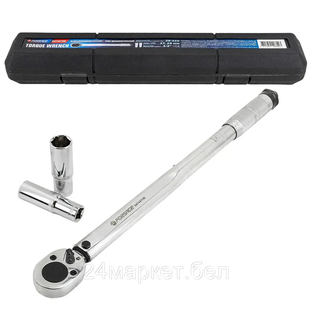F-6474470B Ключ динамометрический 28-210 Нм Forsage