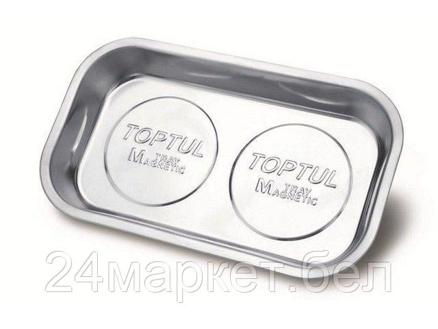 TOPTUL Тайвань Тарелка магнитная прямоугольная 240х140mm TOPTUL (JJAF2414)