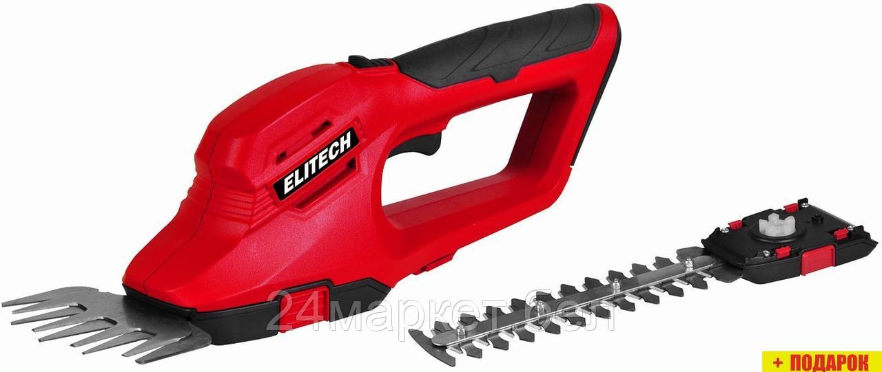 Кусторез + ножницы ELITECH НТ 728АК (с 1-им АКБ)