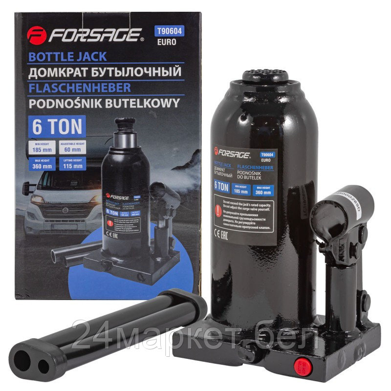 Бутылочный домкрат FORSAGE F-T90604 6т