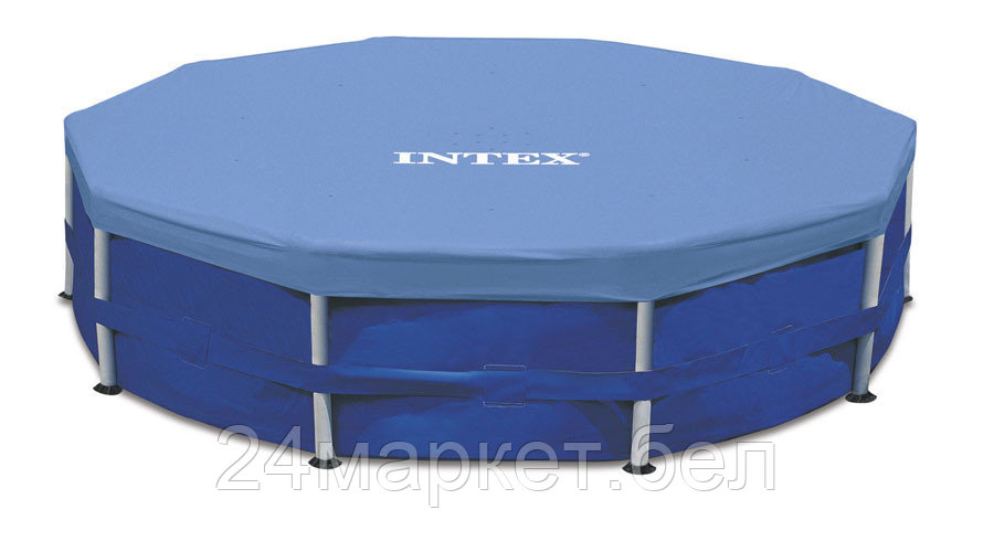Тент-чехол для каркасных бассейнов INTEX, 457 см,28032 Intex