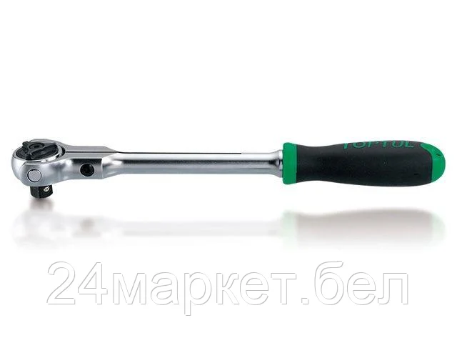 TOPTUL Тайвань Трещотка 3/8" 72зуб. 240мм поворотная головка TOPTUL (CJLN1224)