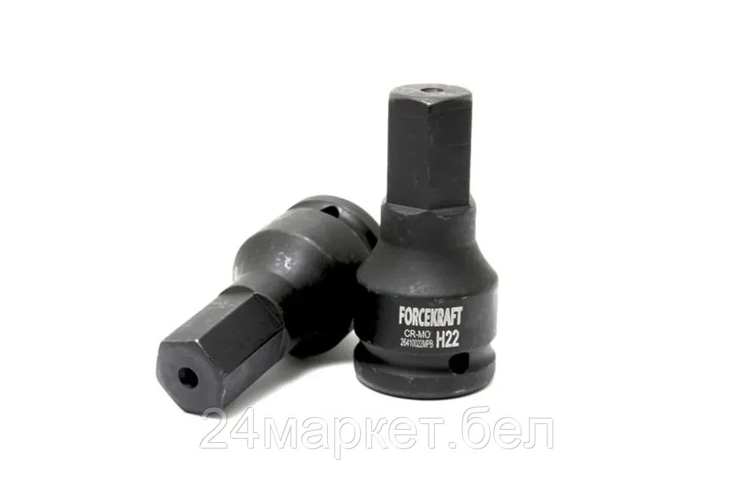 Головка-бита ударная 6-гранная 29мм,3/4" FORCEKRAFT FK-26410029MPB
