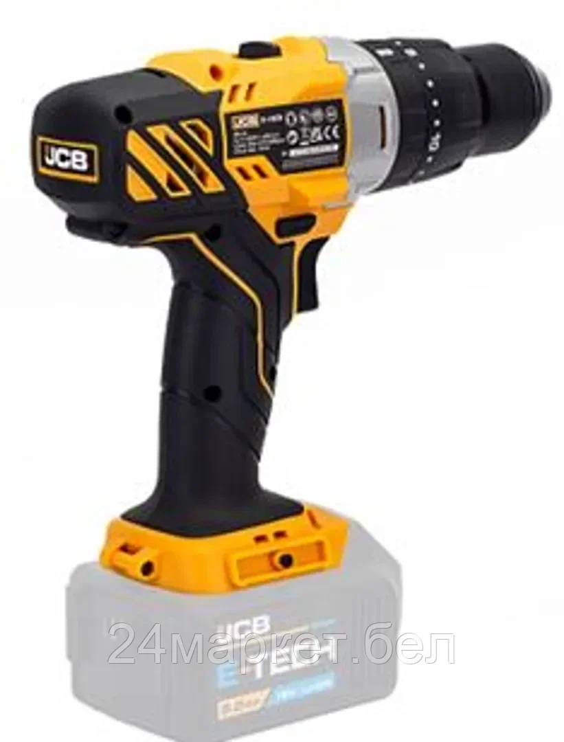 JCB-18CD-B-E JCB Дрель-шуруповерт аккумуляторная 18V, max 45Nm, без аккумулятора