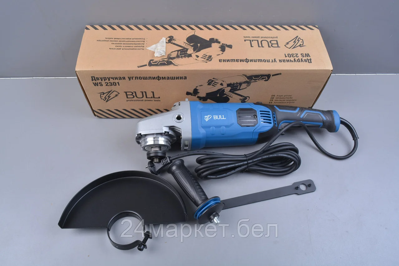 Двуручная углошлифмашина BULL WS 2301 в кор. уцененный (0605270019)