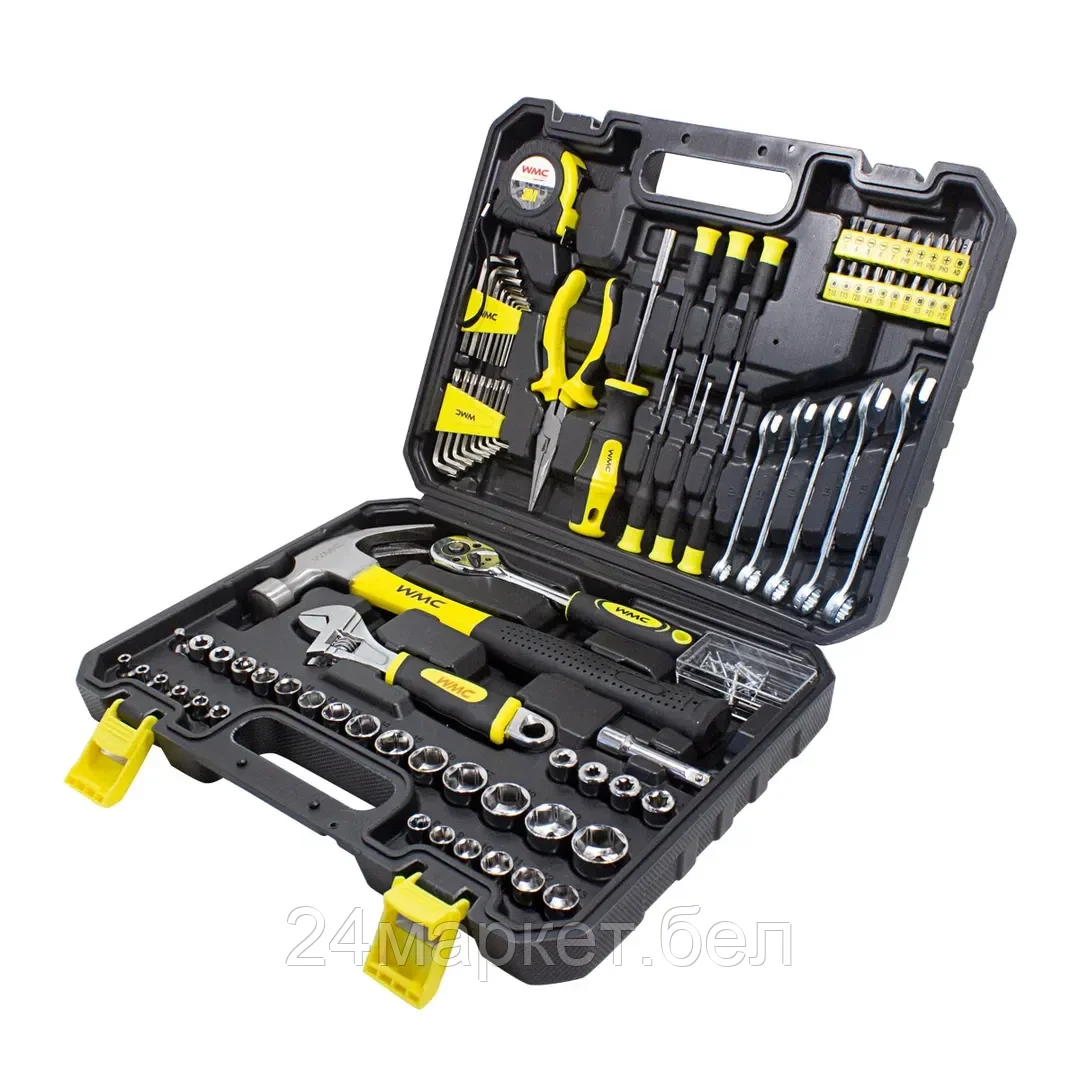 Набор инструментов 128пр. 1/4" 3/8" (6гр)(4-21мм) WMC TOOLS WMC-30128 Top Done