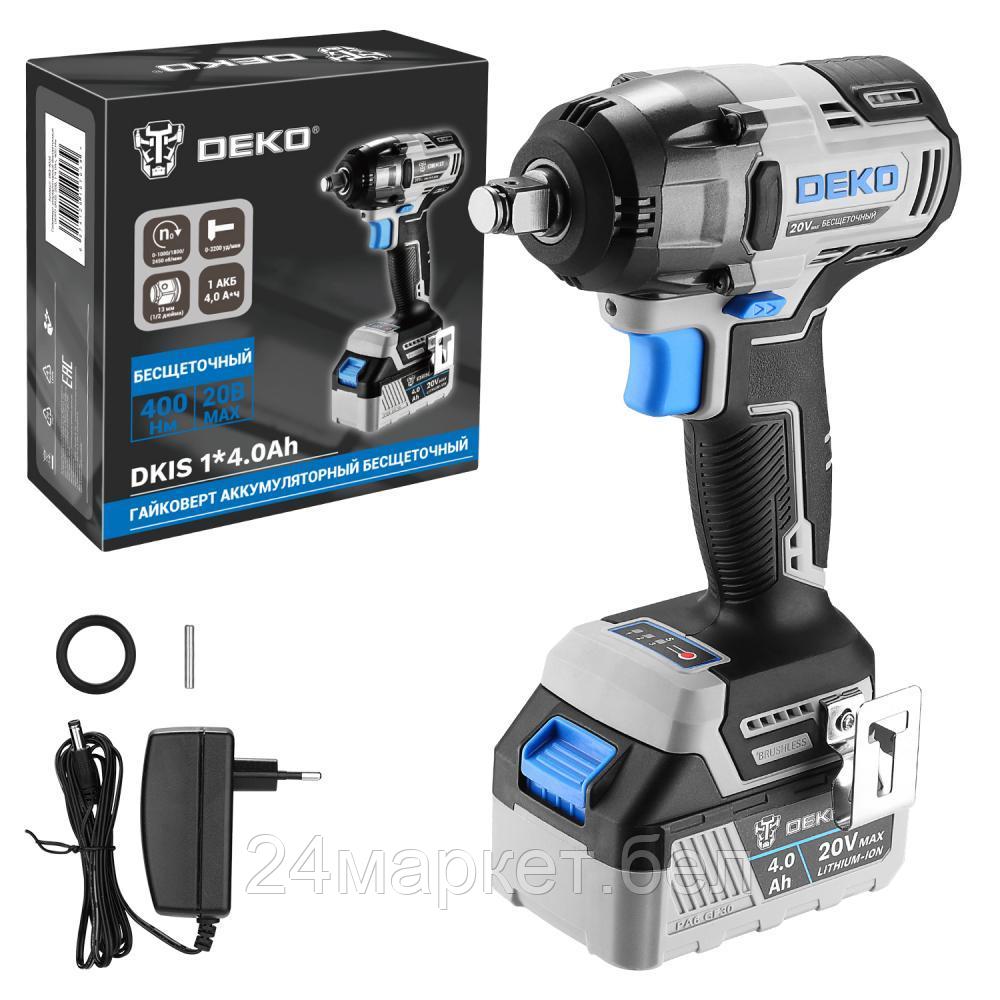 Гайковерт Deko DKIS20 063-4034 (с 1-им АКБ 4.0 Ач)