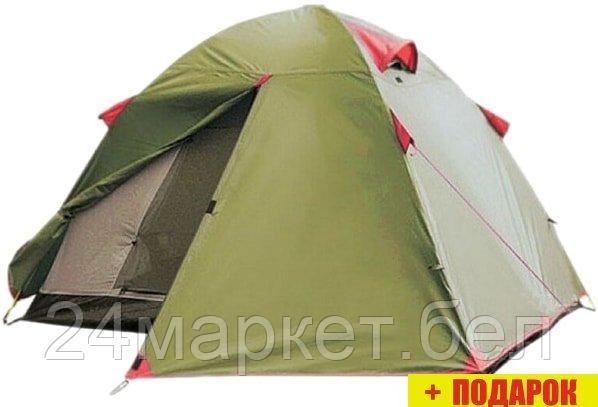 Кемпинговая палатка TRAMP Lite Tourist 3 (зеленый)