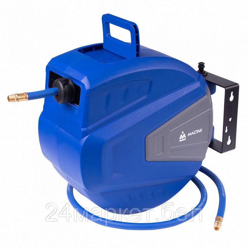 МАСТАК 681-10115HR МАСТАК Шланг пневматический на автоматической катушке 10х14,5 мм, 15 м, полиуретановый, резьба 1/4"