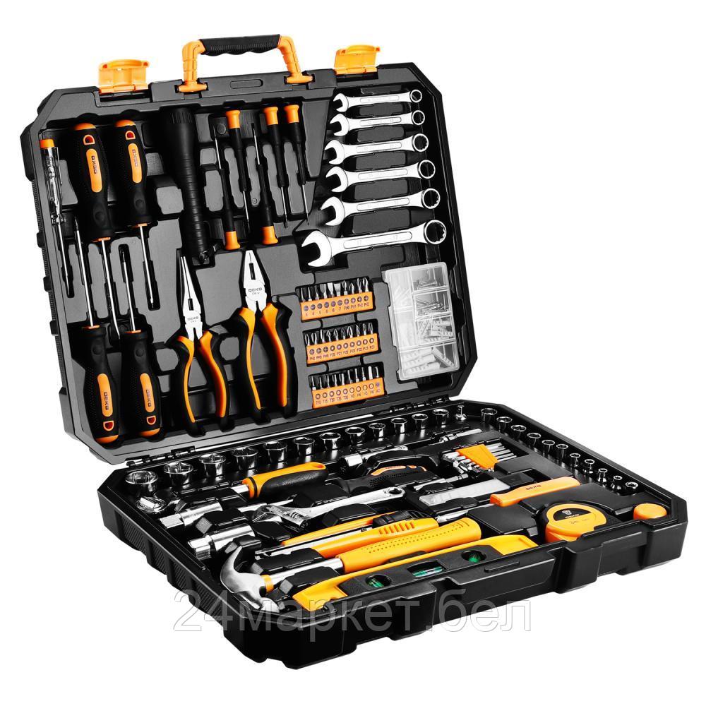 Набор домашнего мастера Deko DKMT208-1 (208 шт)