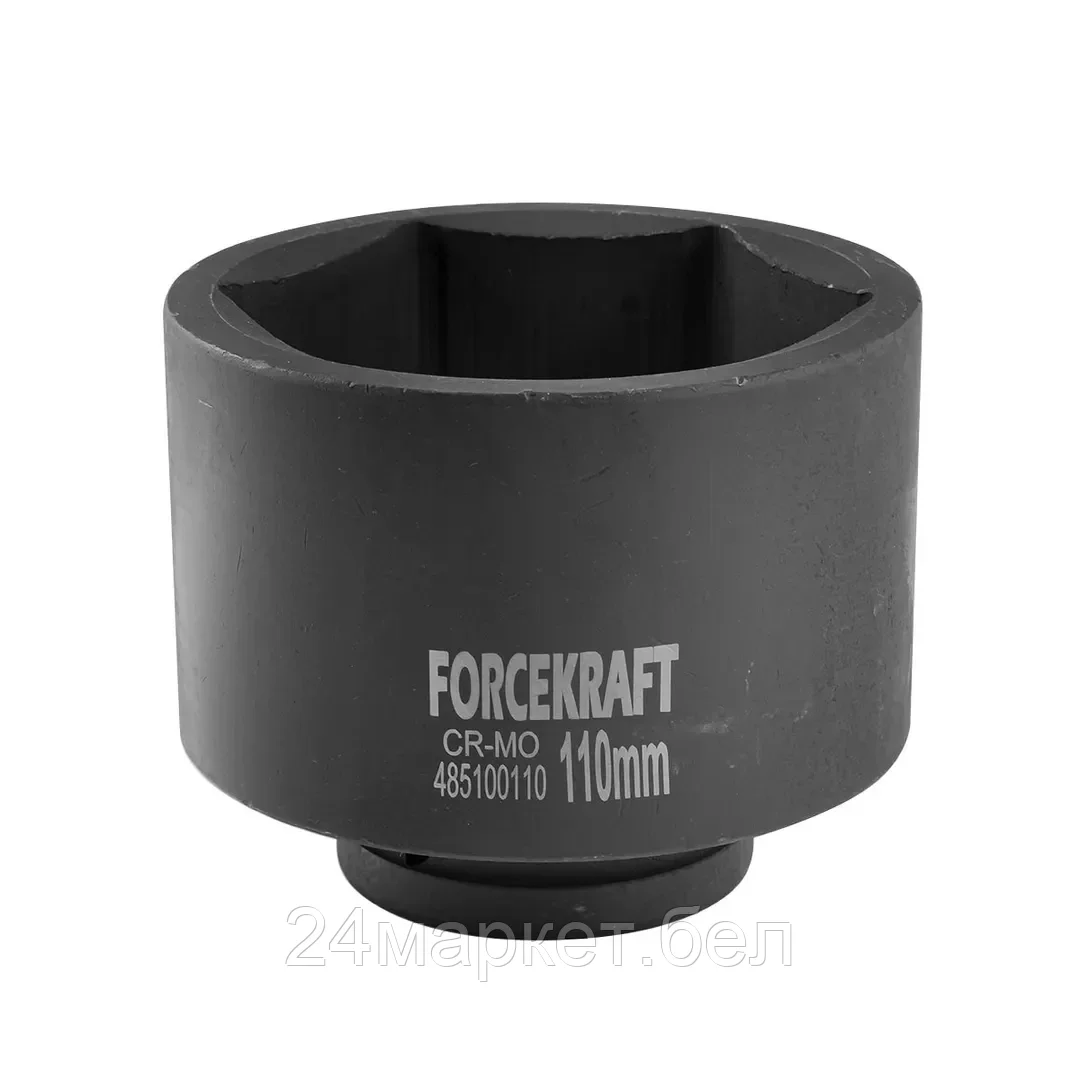 Головка ударная глубокая 1'', 110мм (6гр.) FORCEKRAFT FK-485100110