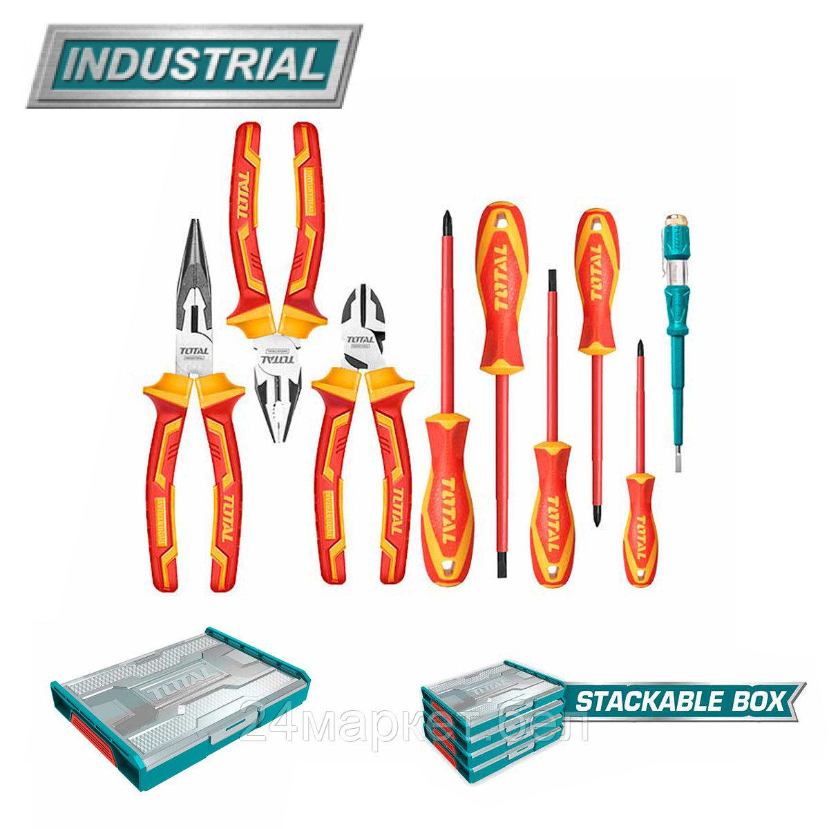 Набор отверток Total THKTV02H091 (9 предметов)