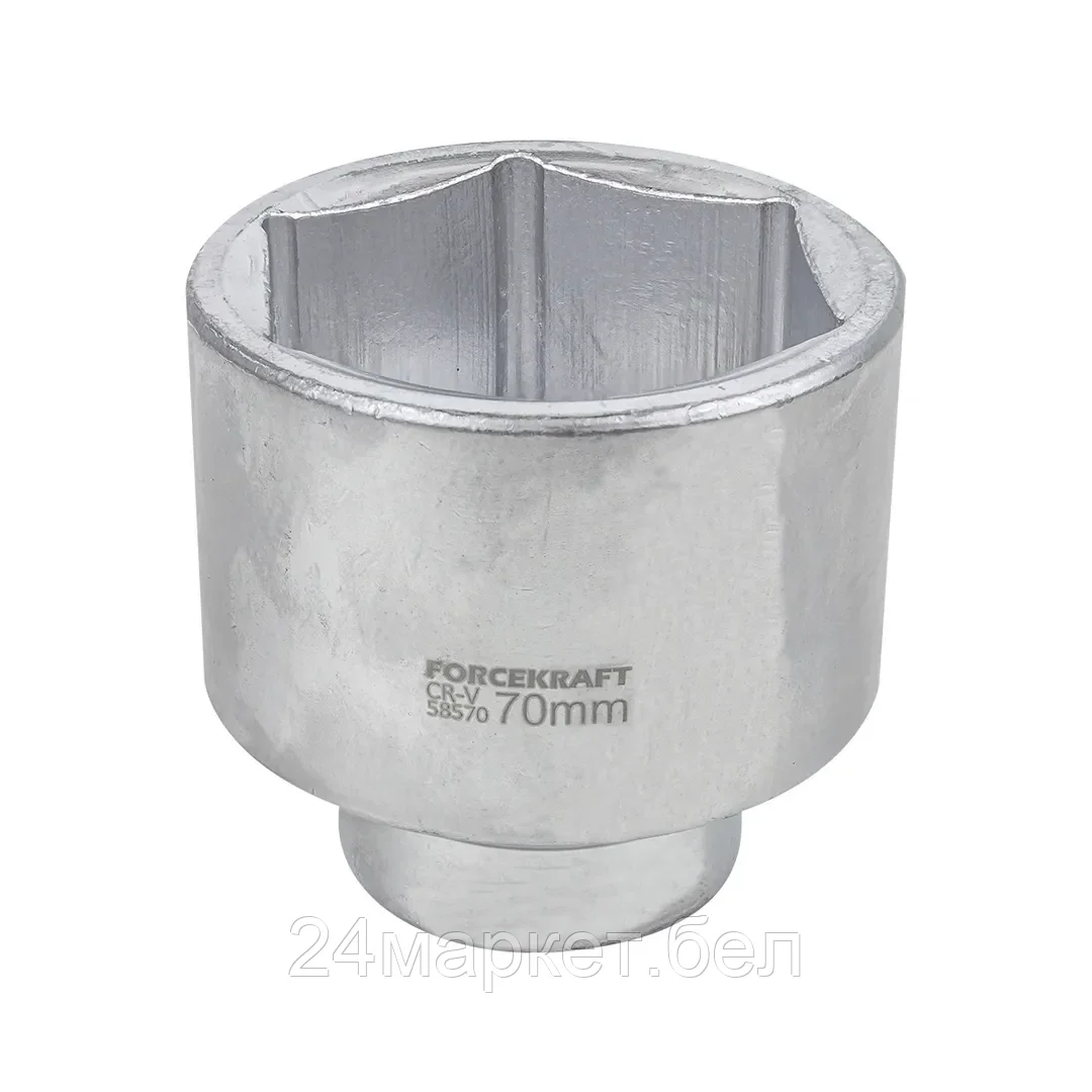 Головка 70мм 1" 6гр. FORCEKRAFT FK-58570