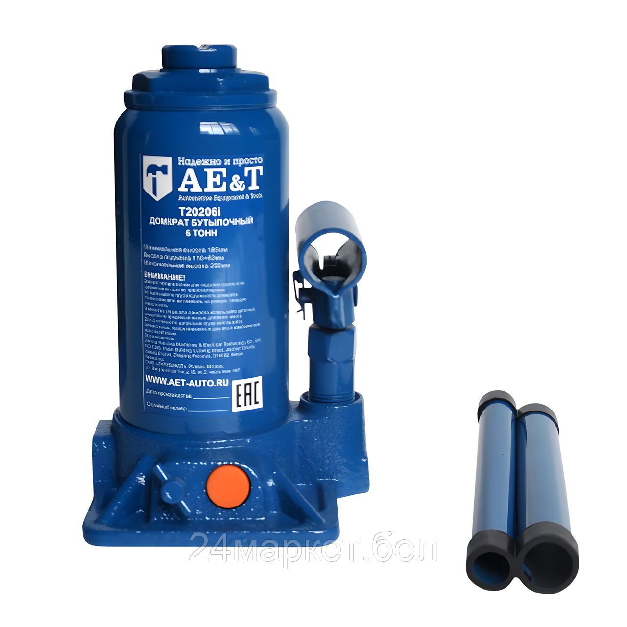 AE&T T20206i Домкрат бутылочный T20206i AE&T 6т