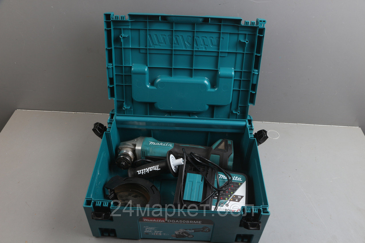 б/у Аккум. углошлифмашина MAKITA LXT DGA 508 RME в чем. уцененный (0069903878)