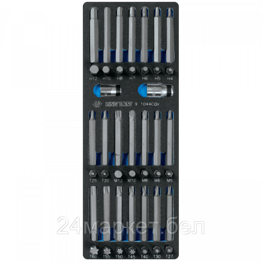 Набор бит King Tony 9-1044CQV