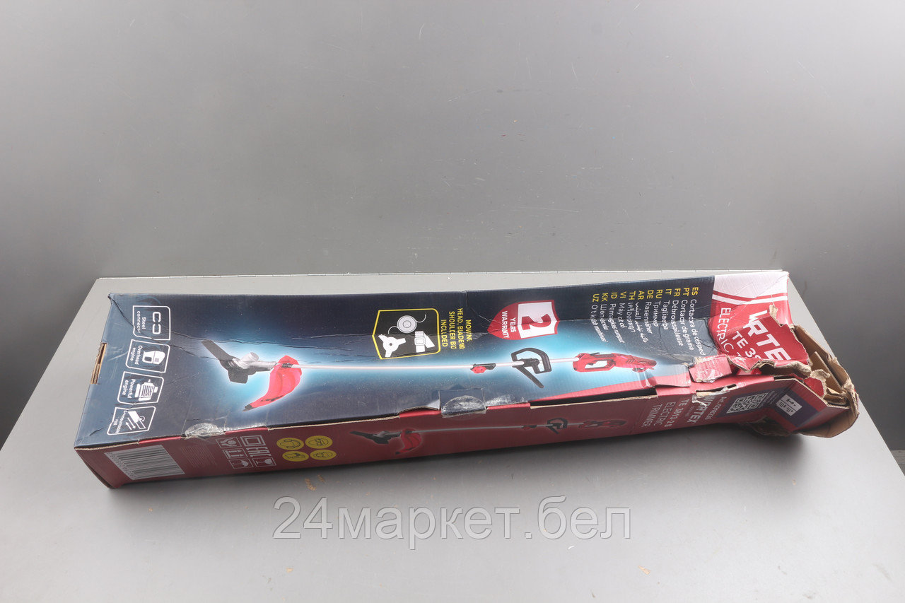 Триммер Wortex TE 3813-2 S в кор. 1300 Вт, шир.скаш.37 см леска, 25.5 см нож уцененный (5444695417