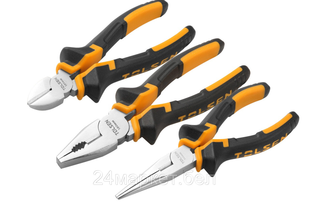 TOLSEN TT10400s TOLSEN Набор пассатижей и бокорезы, 3 предмета, TT10400s