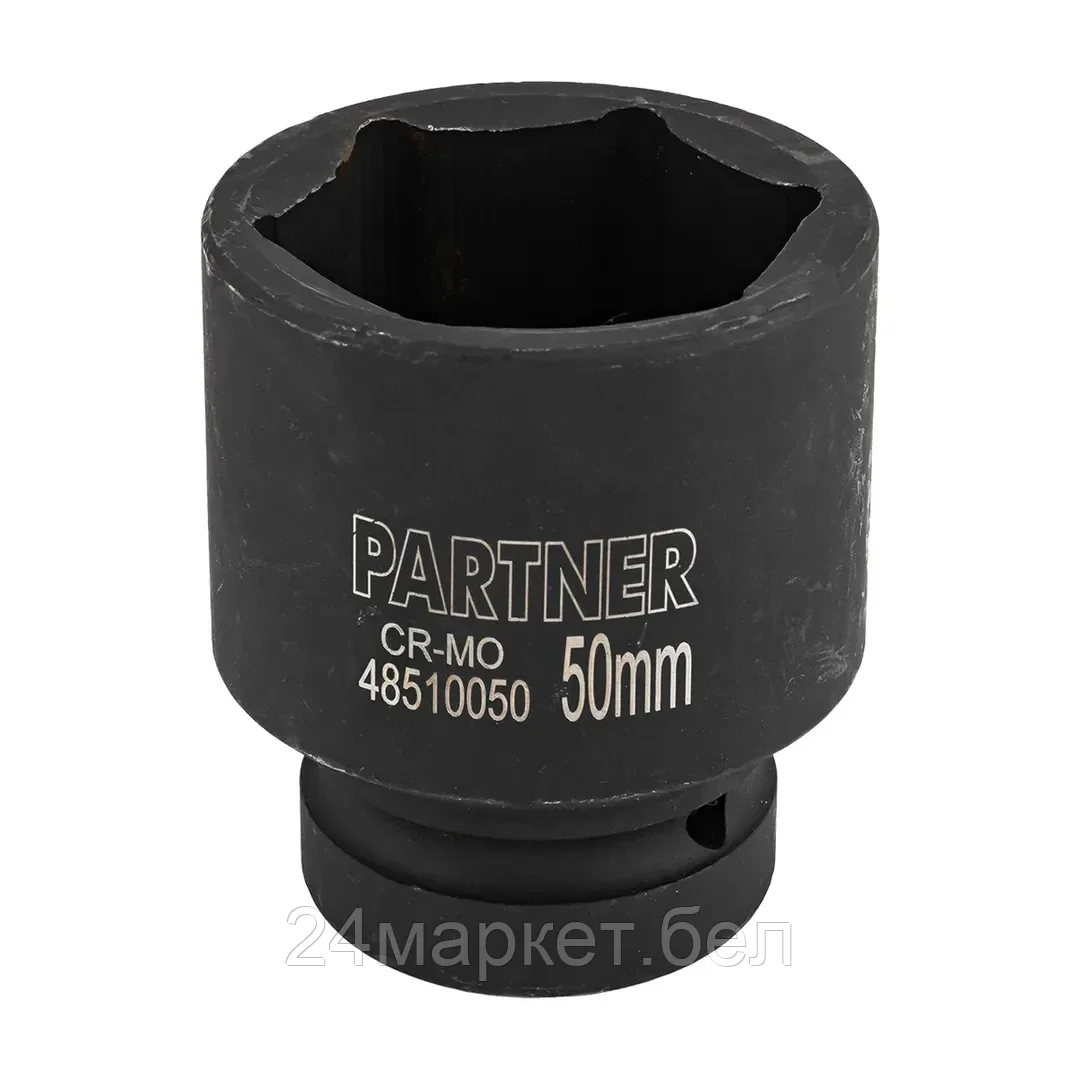 Partner Головка ударная глубокая, 50мм (6гр) 1" Partner PA-48510050