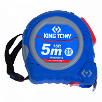 KING TONY 79094-05C1 KING TONY Рулетка измерительная 5 м, магнитный крюк, 79094-05C1