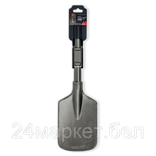 Зубило лопаточное совковое HEX-30 METALLICA Ultra 135х450/300 мм, по асфальту, мерзлому грунту (907016)