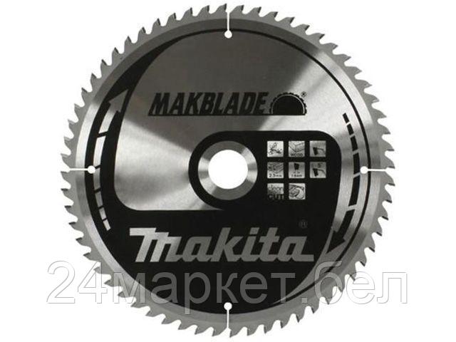 MAKITA Китай Пильный диск для дерева MAKFORCE, 355x30x2.2x24T MAKITA