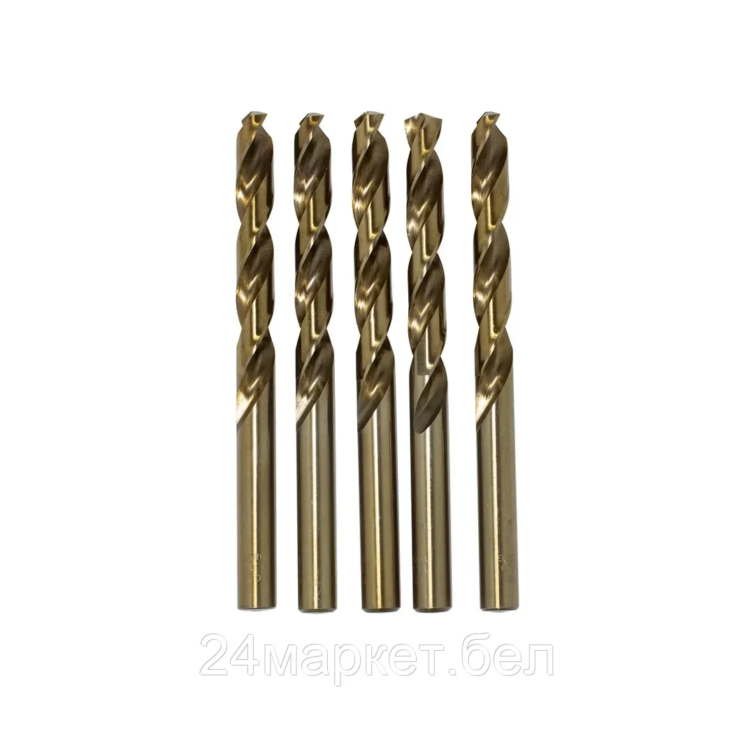 Сверло по металлу из быстрорежущей стали HSS+CO 12,0мм (5шт) 11451200