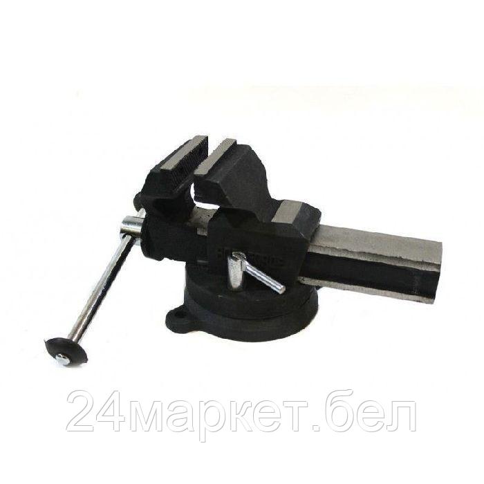 Rock FORCE Тиски стальные поворотные с наковальней 3"-80мм Rock FORCE RF-6540303