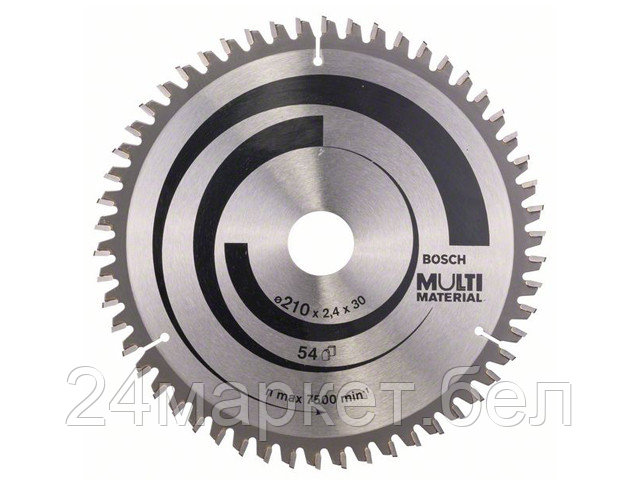 Диск пильный 210х30 мм 54 зуб. универсальный MULTIMATERIAL BOSCH