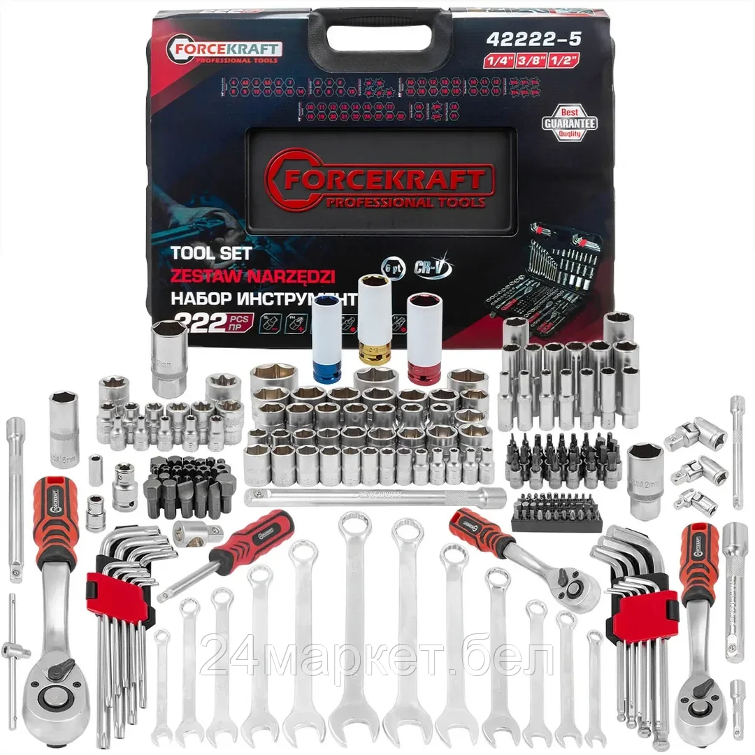 Универсальный набор инструментов ForceKraft FK-42222-5 (64513)