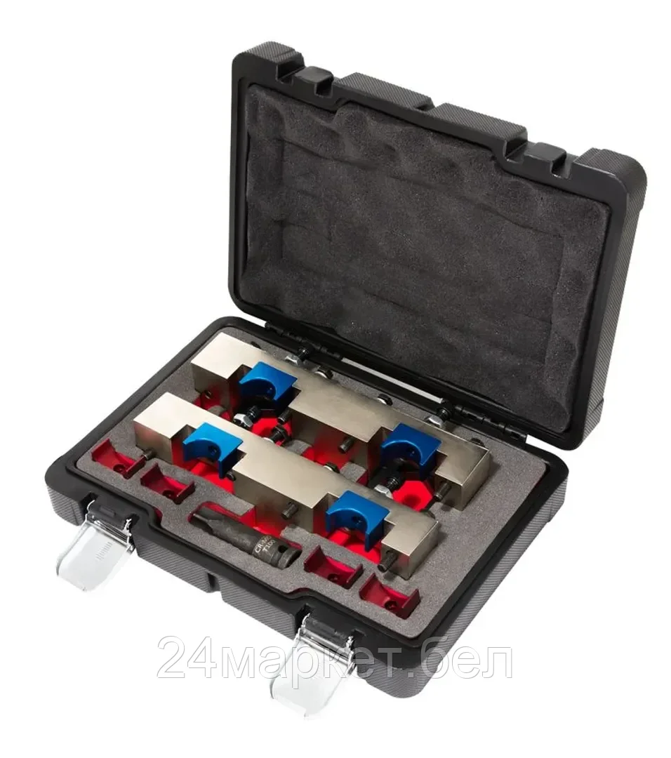 FORSAGE Набор фиксаторов для обслуживания двигателей Mercedes 7пр(M133, M270, M274 1.6 & 2.0), в кейсе "Premium" Forsage F-907G44D