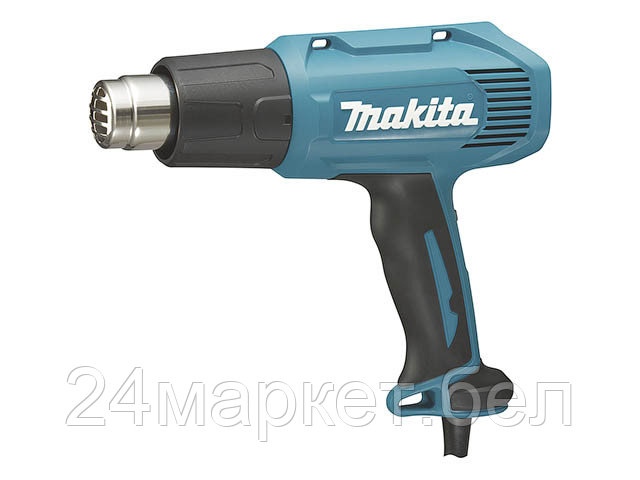 MAKITA Китай Термовоздуходувка MAKITA HG 6030 K в чем. + набор сопл (1800 Вт, 3 скор., 50-600 °С, ступенч. рег.)