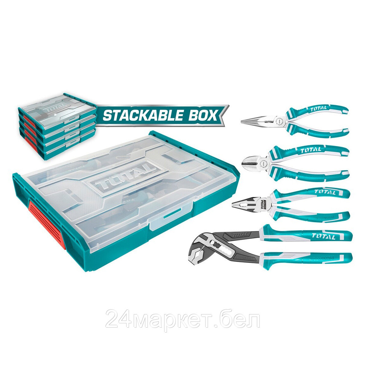 Набор пассатижей Total THKTV02P042 (4 предмета)