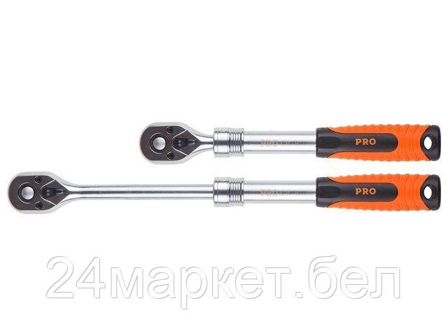 Трещотка 3/8" 72зуб. 220-320мм телескоп. PRO STARTUL (PRO-405) PRO-405