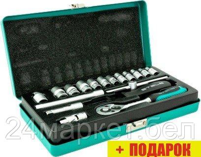 Набор трещотка с головками Stels 13573 (18 предметов)