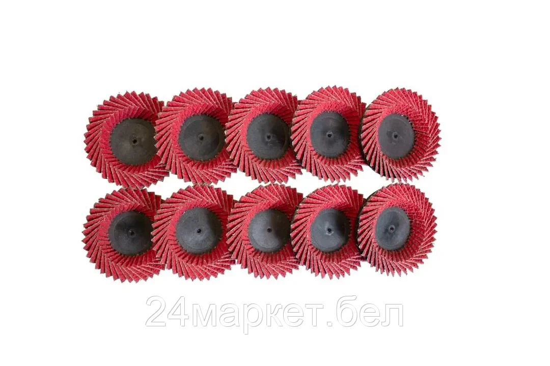 Круг шлифовальный лепестковый 75мм (№120)(к-т 10шт) Forsage F-FD3120C