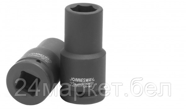 JONNESWAY S03AD6122 S03AD6122 Головка торцевая ударная глубокая 3/4"DR, 22 мм