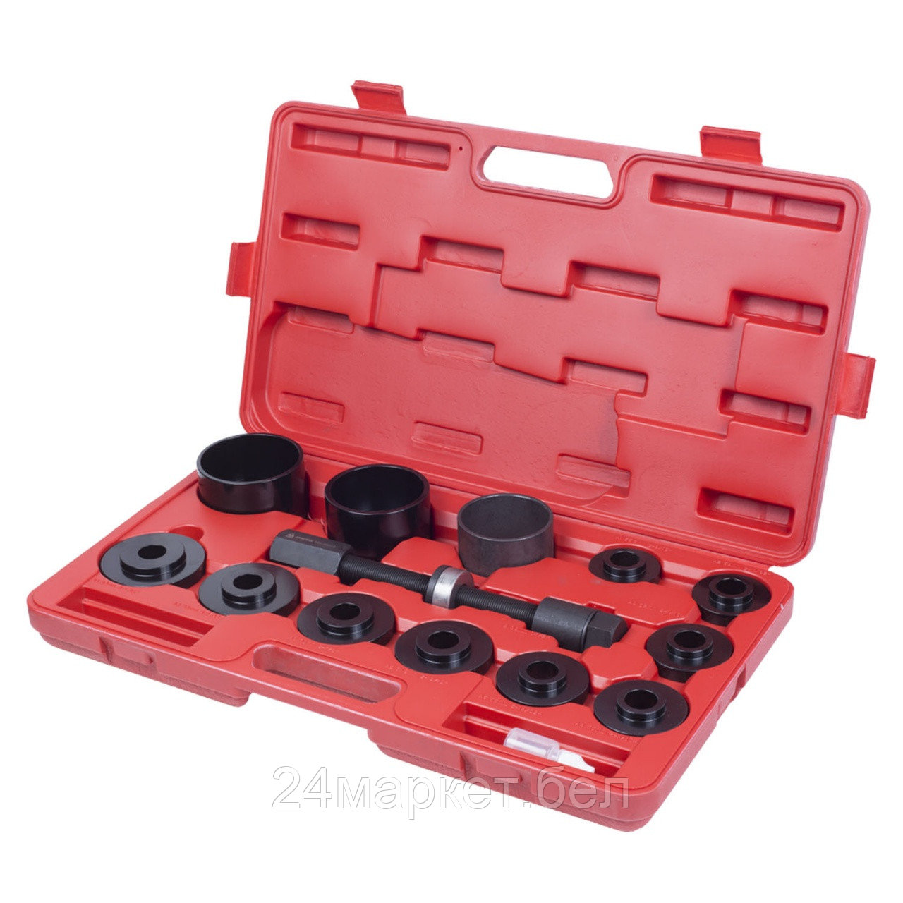 МАСТАК 100-30014C МАСТАК Набор оправок для монтажа и демонтажа ступичных подшипников, кейс, 14 предметов