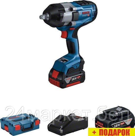 Гайковерт Bosch GDS 18V-1000 Professional 06019J8304 (с 2-мя АКБ, кейс)