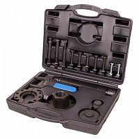 МАСТАК 100-30017C МАСТАК Набор оправок для монтажа и демонтажа ступичных подшипников FORD, кейс, 17 предметов