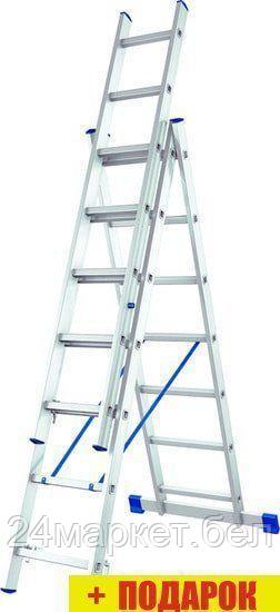 Лестница-стремянка СибрТех 97817 3x7 ступеней