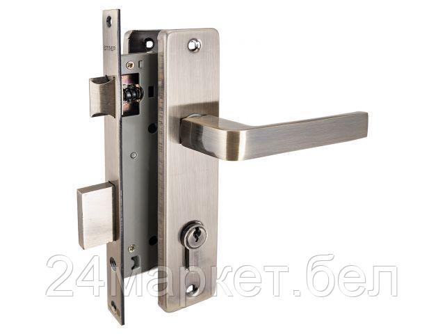 Замок врезной с/руч  АЛЛЮР 126/1 AB ст.бронза (УЗК) 1071