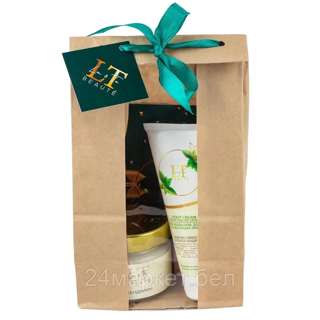 SP-8.. Набор 4  (SPA Набор, свеча 0042,щетка для лица CL1.маска для лица 2159) La and Te beaute