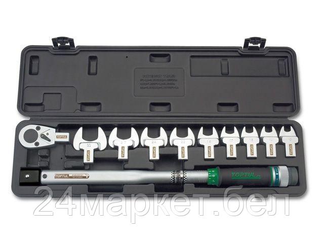 Ключ с набором Toptul 1/2" 40-210 Нм GAAI1101