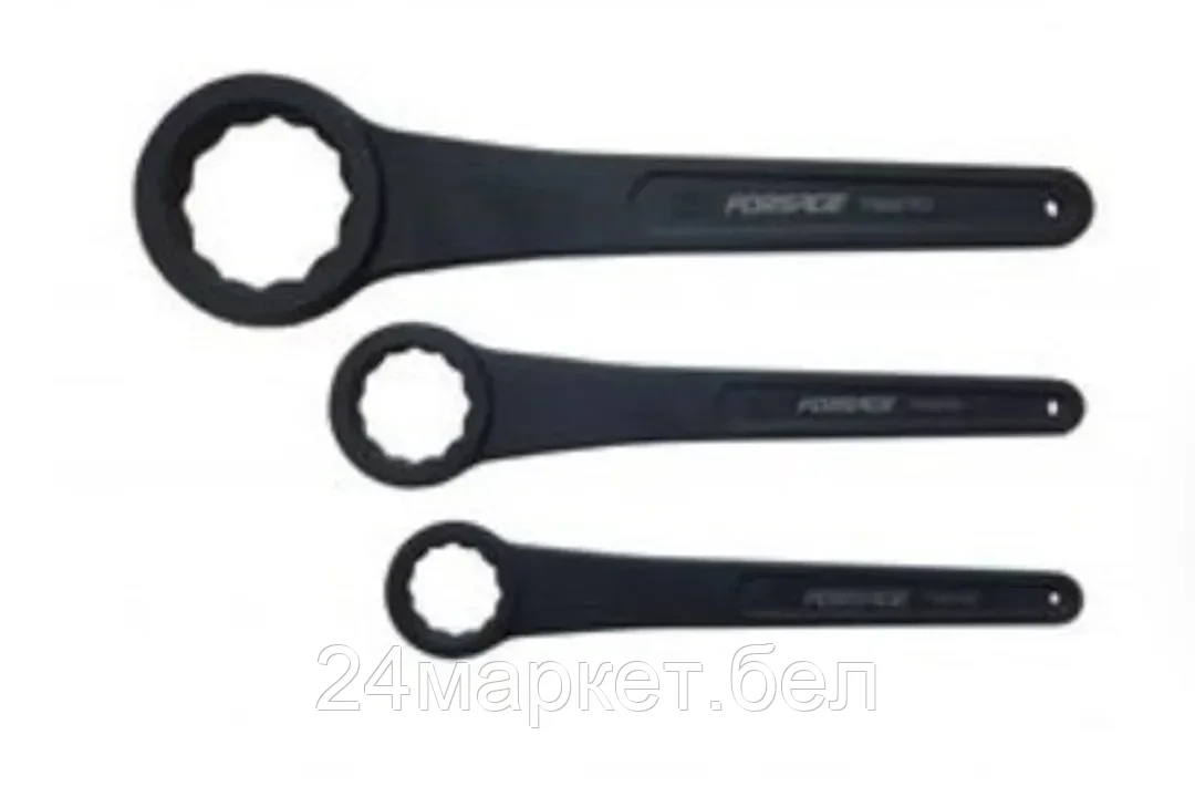 Ключ накидной ударный односторонний удлиненный 80мм (L-450мм) F-79280