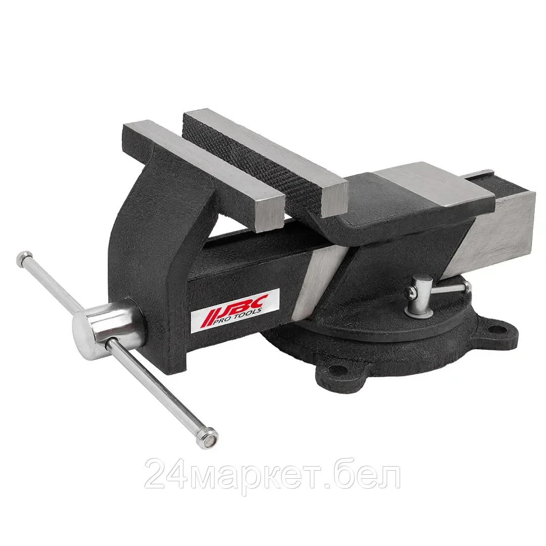 JBC-6540803 JBC Тиски стальные поворотные с наковальней 80мм (3")