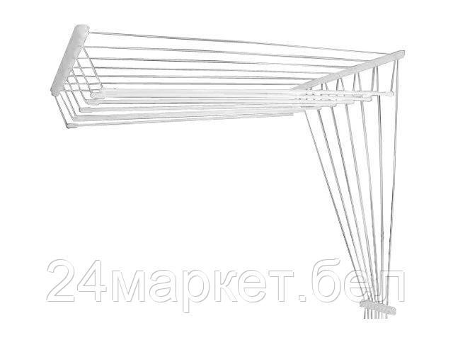 PERFECTO LINEA Беларусь Сушилка для белья потолочная стальная 1,8 м, 7 стержней, белая, PERFECTO LINEA (7 стержней)