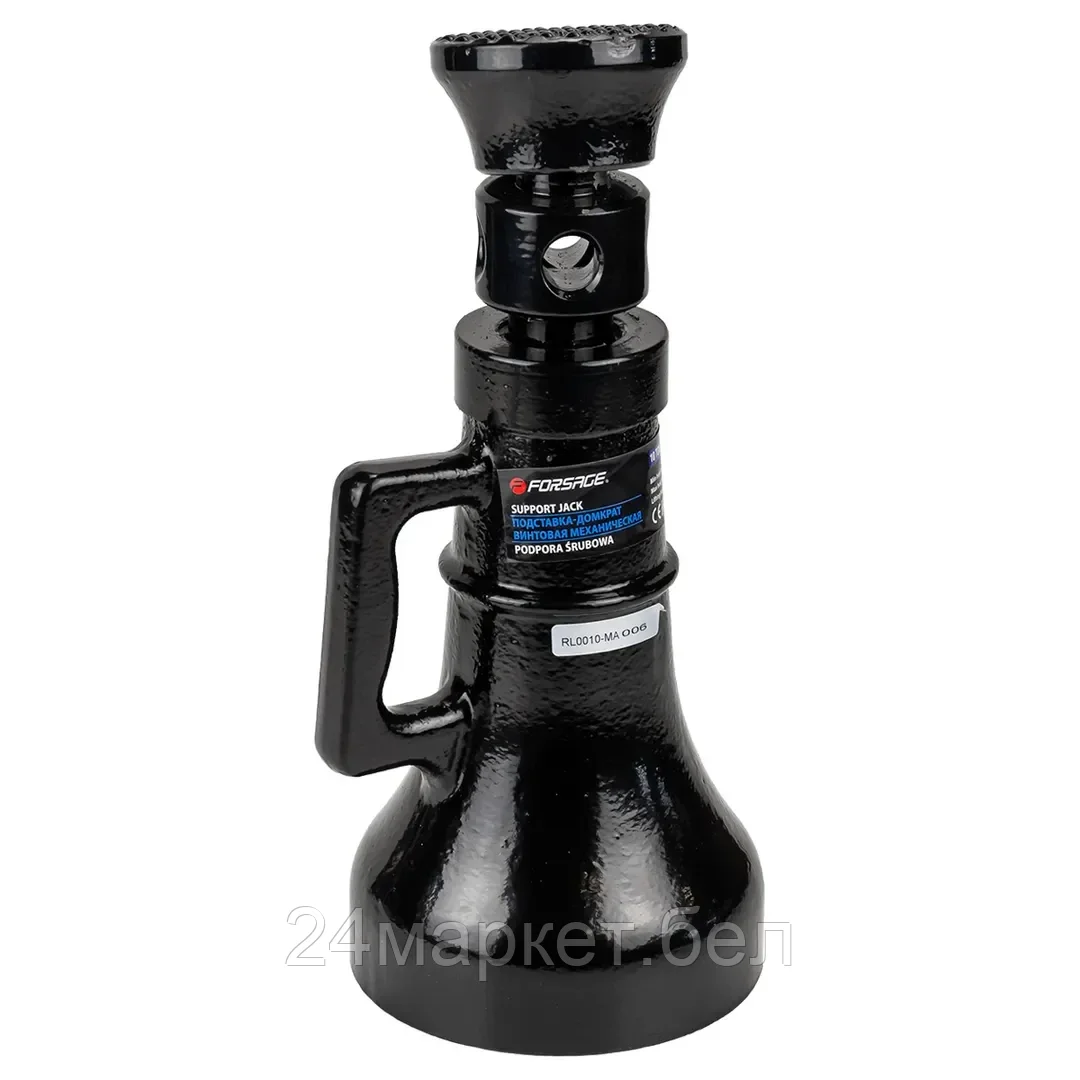 FORSAGE Домкрат винтовой механический 10т (высота подхвата - 300мм, высота подъема - 450мм) Forsage F-SJ10(ST-10T)
