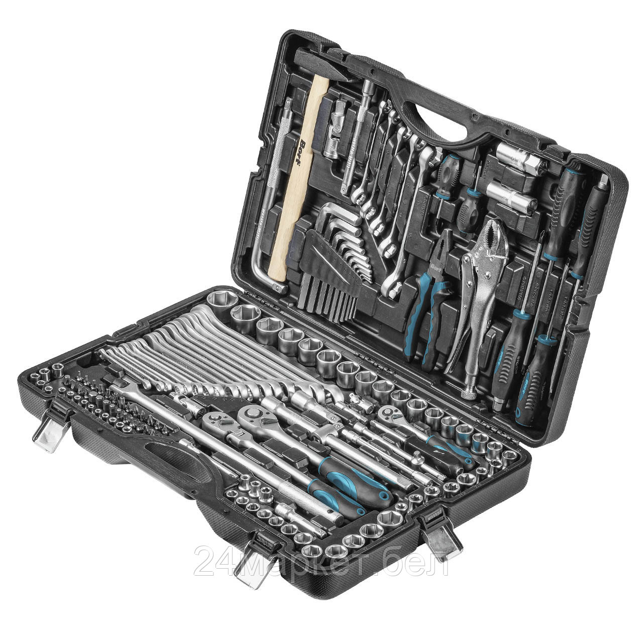 Универсальный набор инструментов Bort BTK-142 (142 предмета)